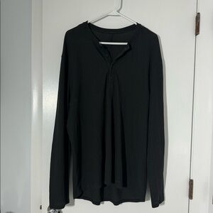Lululemon Long Sleeve Henley Waffle